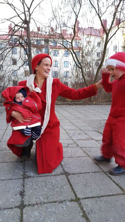 Dressed up for a Christmas party back in 2015