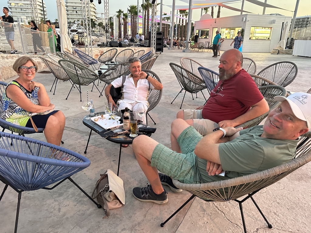 With friends at San Salvo Marina