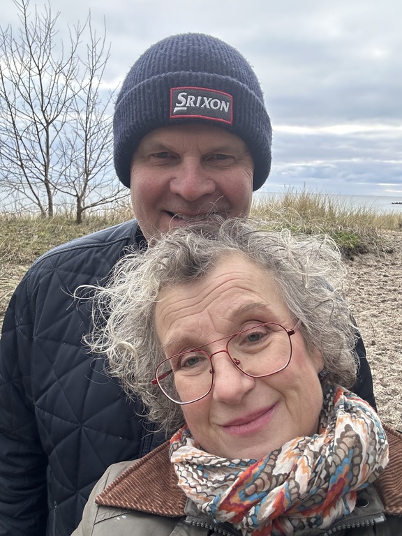 Katja and Bengt at San Salvo Marina