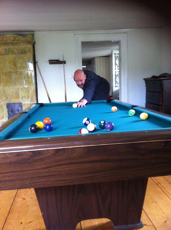 One of the bedrooms also have a pooltable