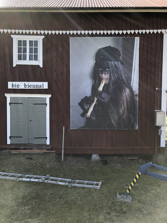 In (and on) the granary we sometimes show art