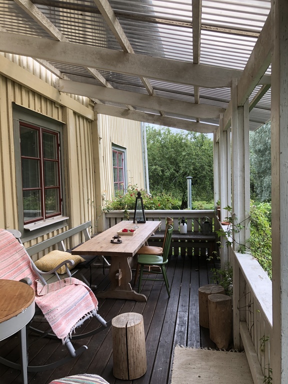I summer you can relax and have your meals at the veranda