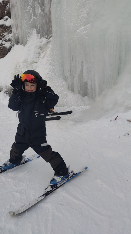 Carl on our most recent skiing trip