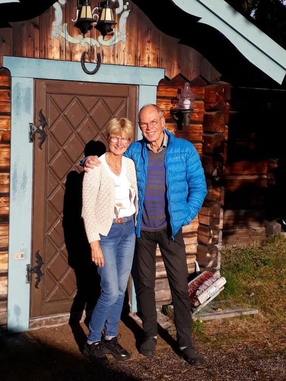 Outside our Idre house