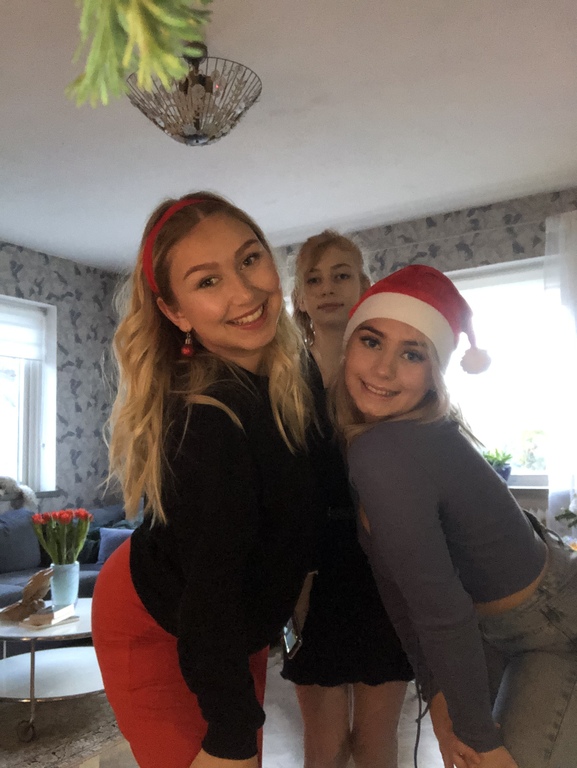 The kids on Christmas Eve