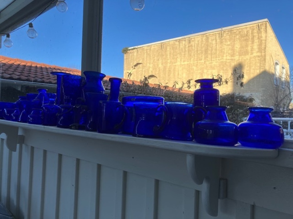 Interior from our outdoor room.