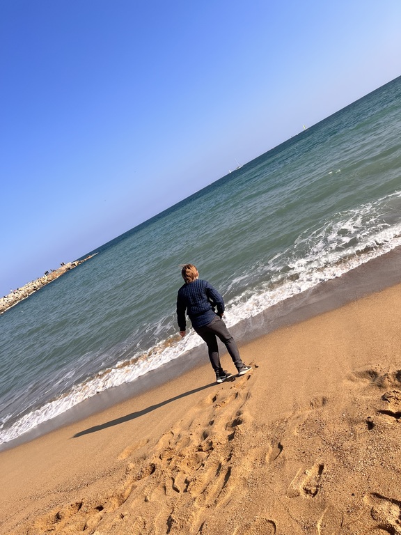 By the sea in south of Sweden April 2024, outside "Trelleborg".