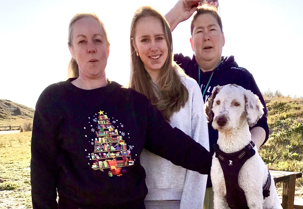 Susanne, Elsa, Anki and Daisy