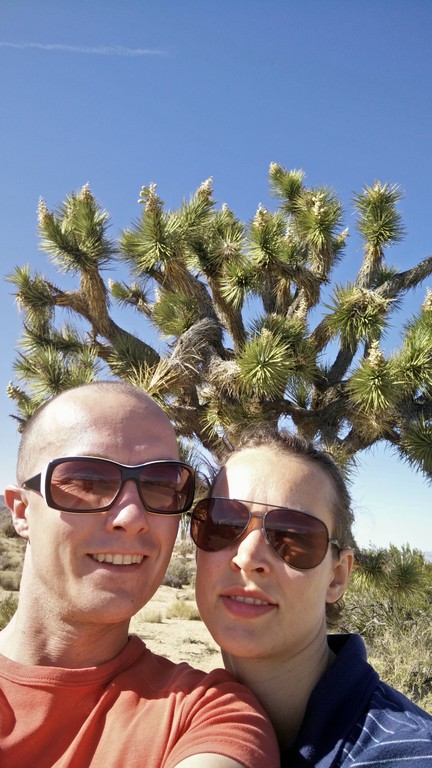 Joshua Tree National park in our first US exchange in California.