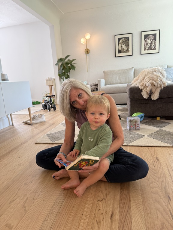 Being a happy grandma!