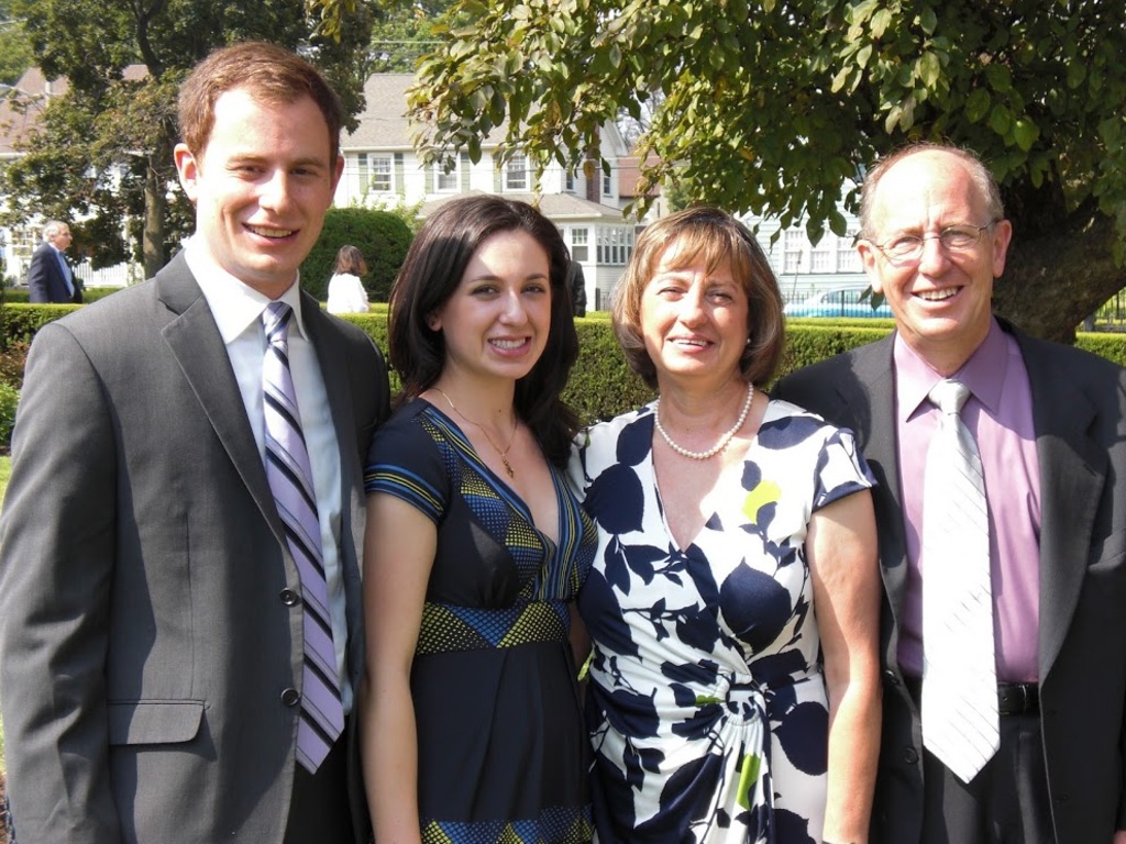 Ken & Rosemarie, with our two adult children (living in New York)
