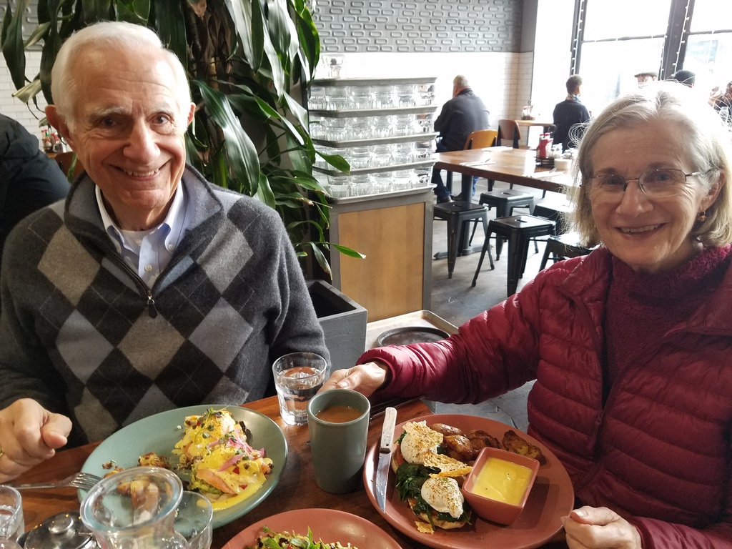 My parents -- we travel together often.