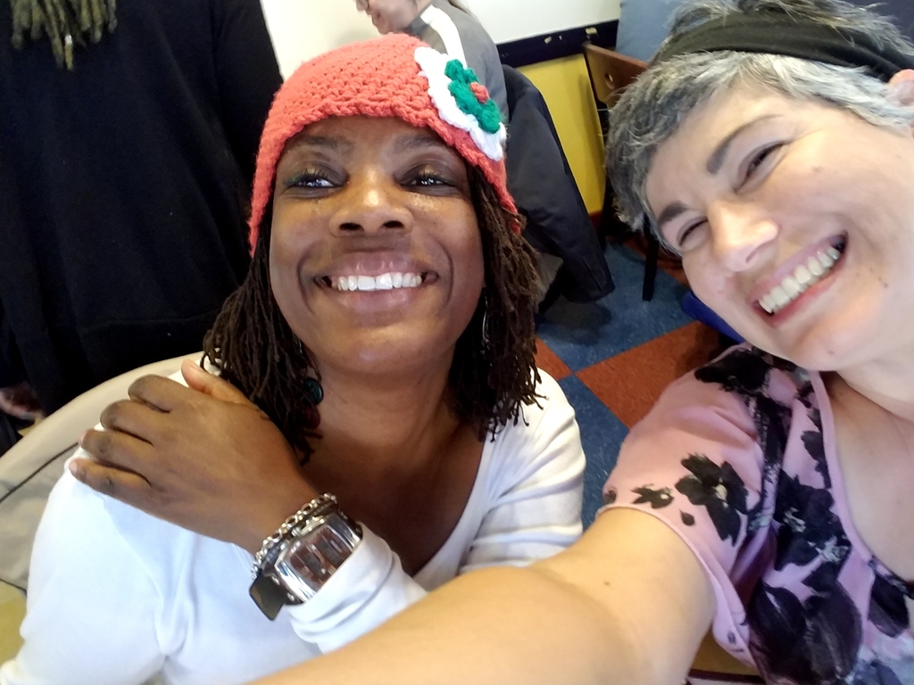 My dear friend Vickie and me -- we have been friends for 25 years and travel together as often as we can.