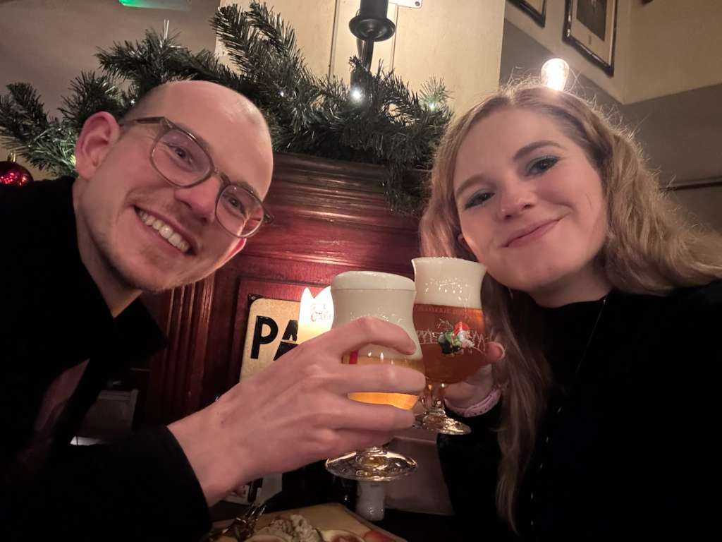 My Daughter and Son in Law in the Netherlands.