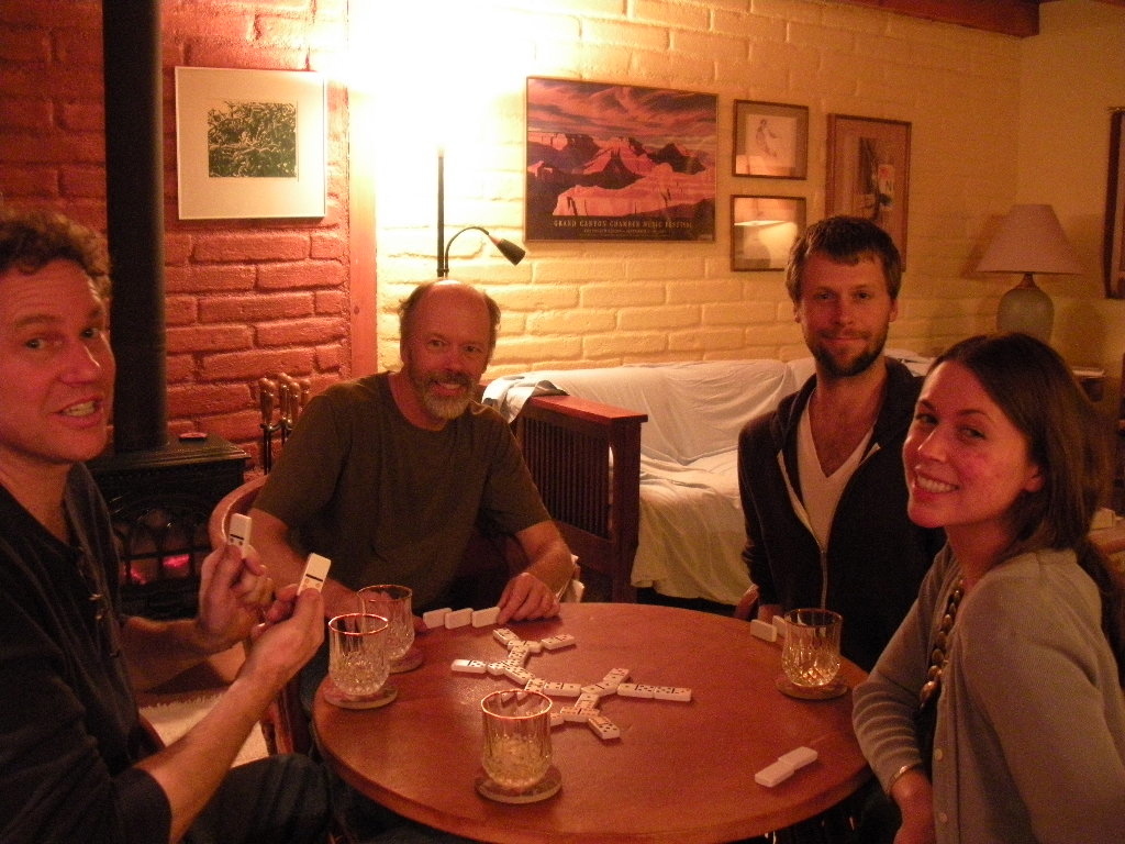 Thanksgiving evening with family and guest