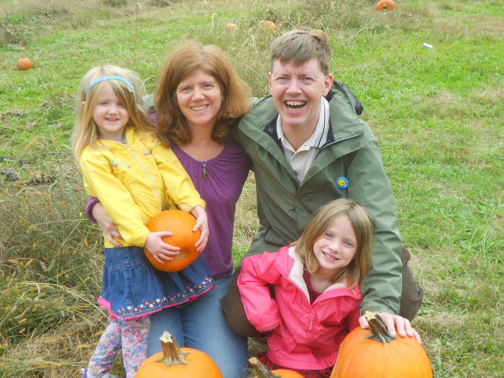 Picking Pumpkins in rural NJ