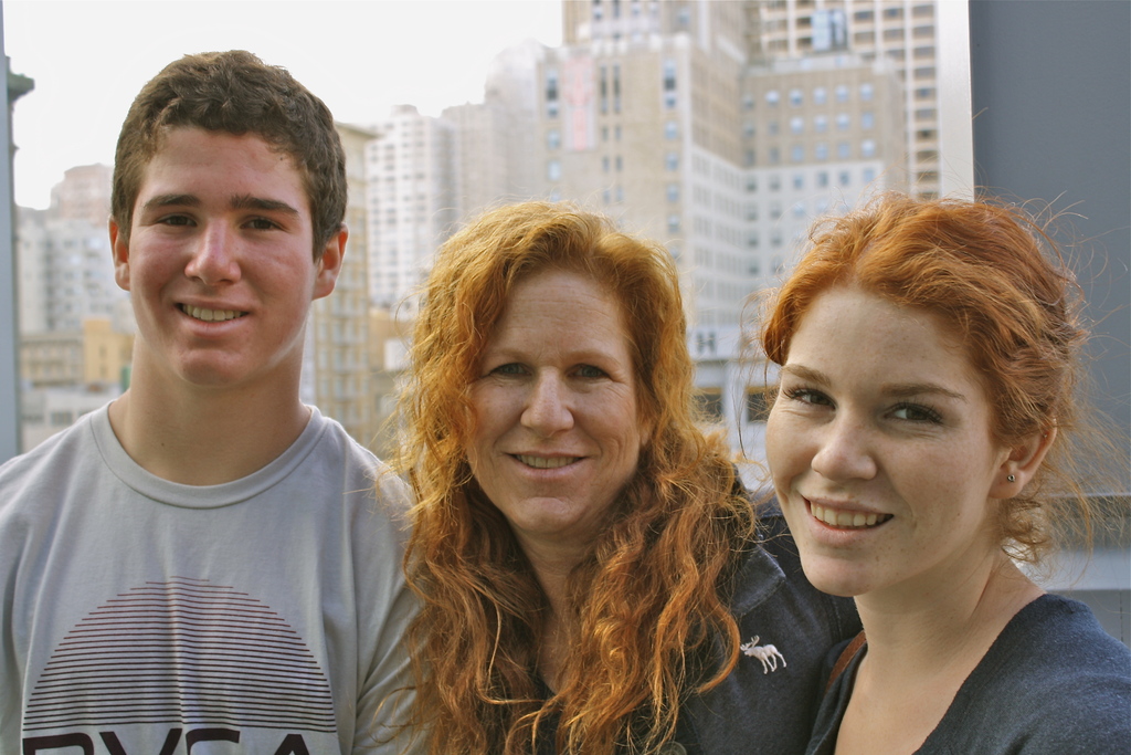 Me with my son and daughter in San Francisco

