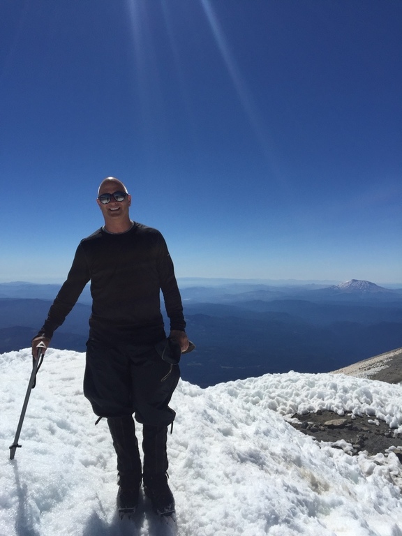 My husband mountaineers 