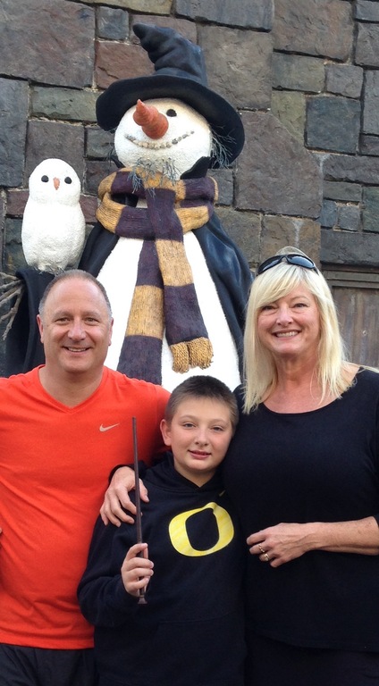 Disneyland and Universal Studios short flight from Portland