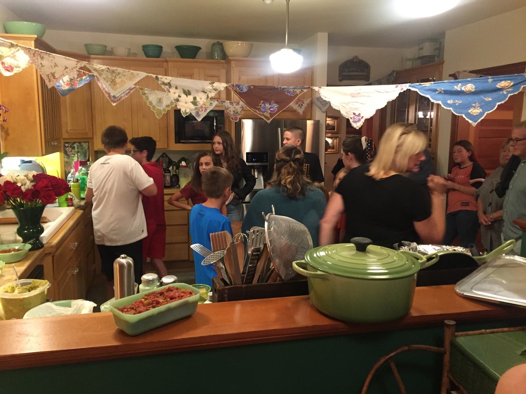 Our kitchen can host large groups