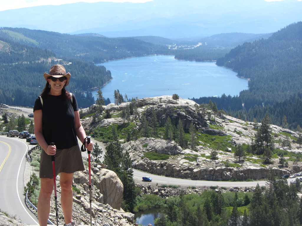 Claudette on one of her favorite hikes