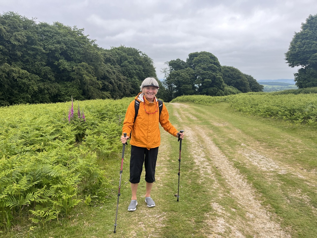 Sharon walking in Wales!
