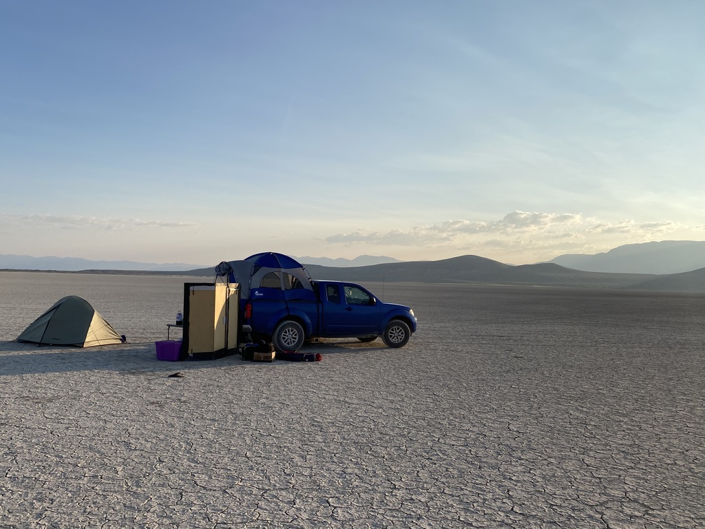 Camping in Oregon’s Alford Salt Flats