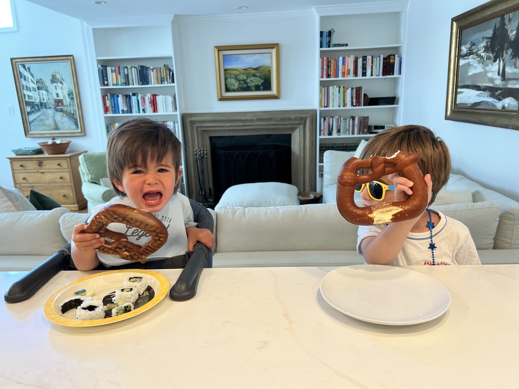 Our two little devil grandsons :-)