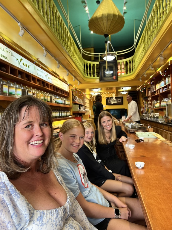 A tea house in China Town, San Francisco