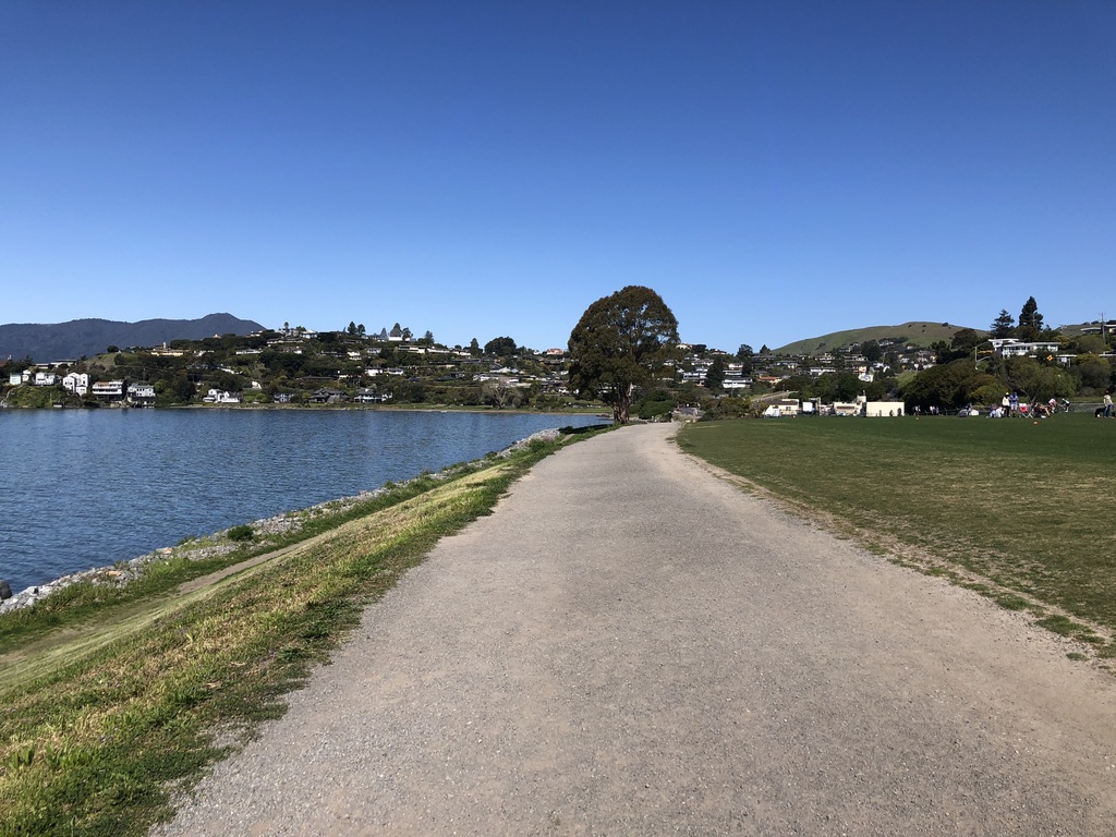 Hiking along the Tiburon trail, (20 minutes from our home)