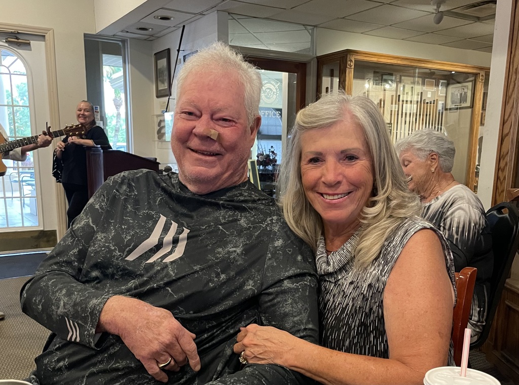 Enjoying time with friends at Kissimmee Bay Clubhouse