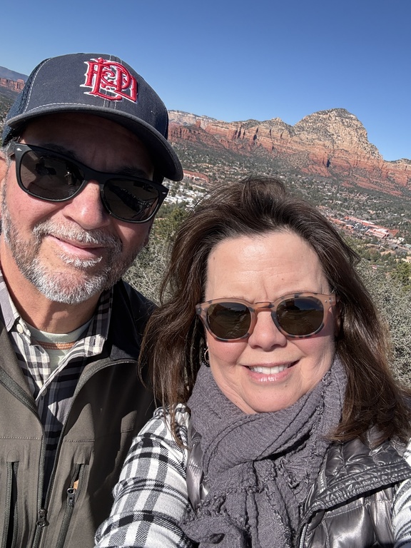 Theresa and I in Sedona Nov 2025