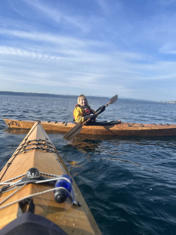 Kayaking on Lake Washington
