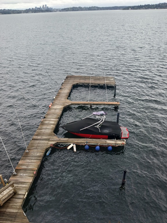 Condo moorage and public use dock