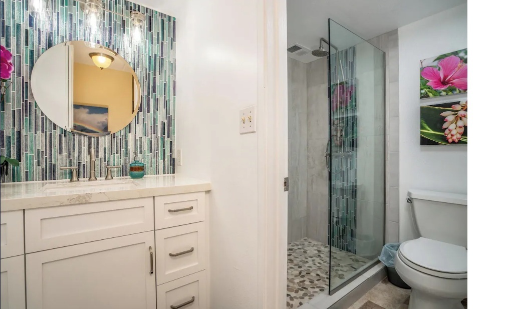 Bathroom and shower